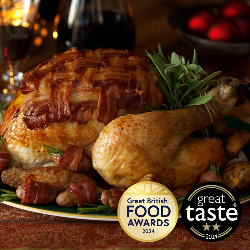 Packington_Free_Range_Christmas_Cockerel Cooked with Bacon
