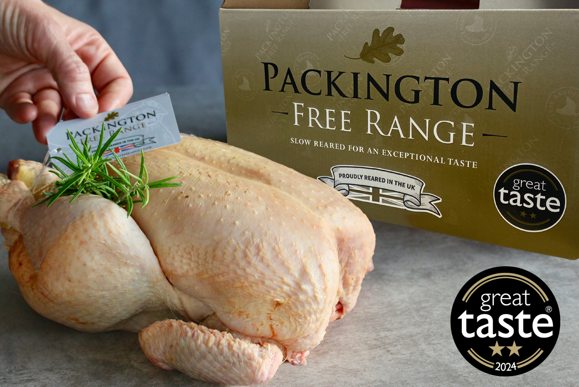 Packington Free Range Christmas Cockerel with Box