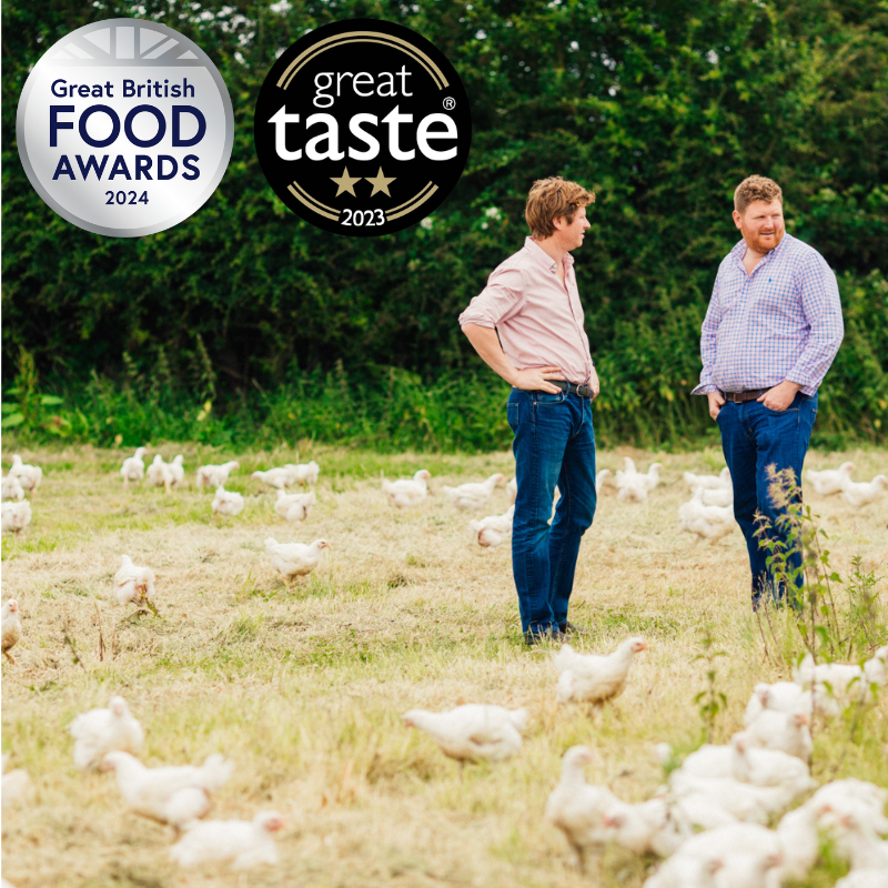 Packington Free Range Chicken Alec and Rob Mercer