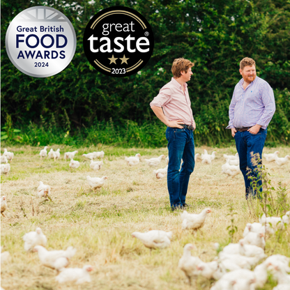 Packington Free Range Chicken Alec and Rob Mercer
